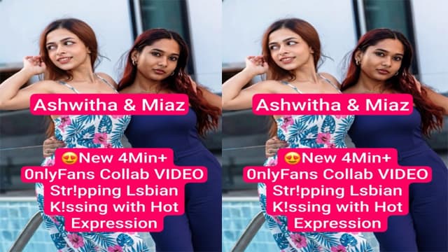 Ashwitha Miaz Lesbian – Collab Hard Creampie MMS