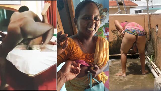 Tamil Aunty Boobs Pressed On – Rooftop Threesome Fucking Videos 2026