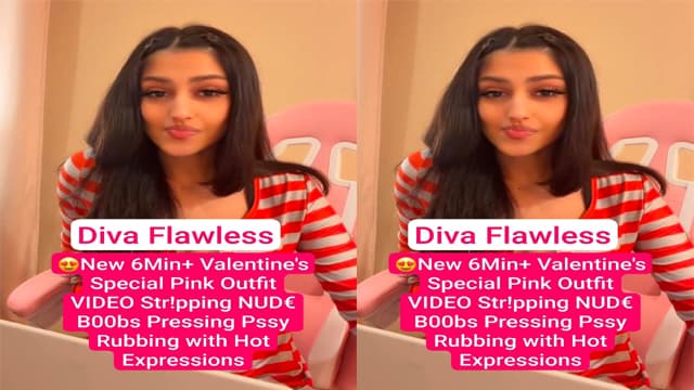 Diva Flawless Valentine’s Special – New 6Min+ OnlyFans Teasing Video Free