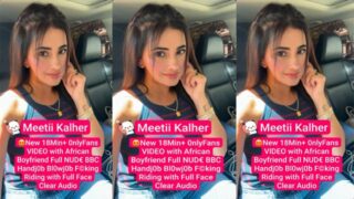 Meetii Kalher New Blowjob and Fucking By African Black Guy