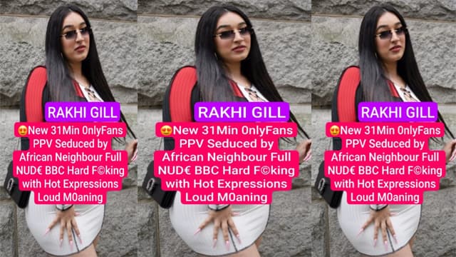 Rakhi GILL Seduced – by African Neighbor Fucking Viral Porn
