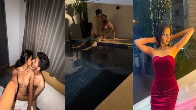 Rich Indian Couple – Swimming Pool Hard Sex MMS