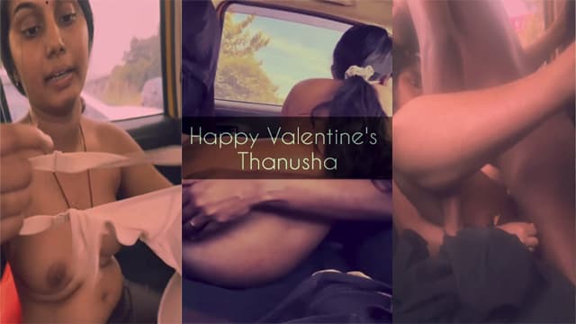 Valentine’s Day Tamil Lovers Nice In Car Sex Videos