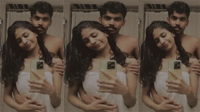 Young Mallu Couple Enjoying Video