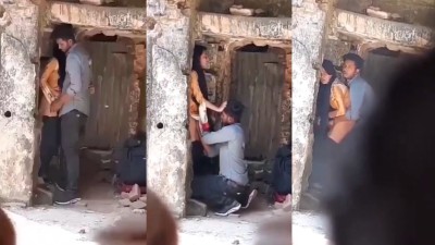 Young Couple Outdoor Pussy Fucking