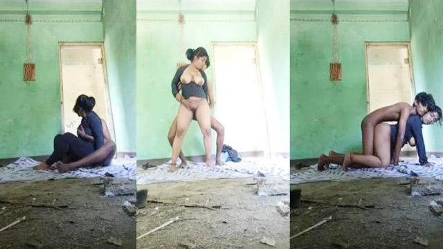 Engineer Hard Doggy With Busty Babe Outdoor Building