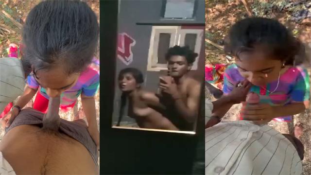 Tamil Cousin Teen Brother & Sister Outdoor Cock Fucking