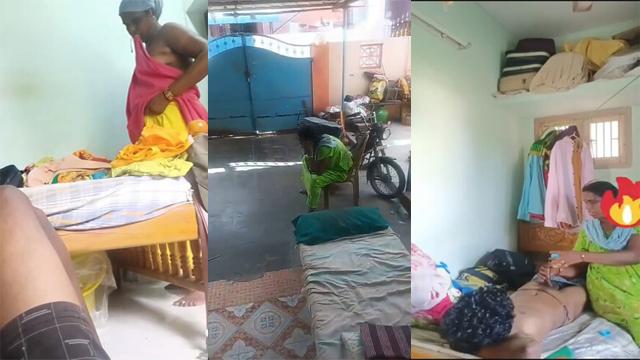Real Tamil Maid Aunty Son Affair Leaked MMS