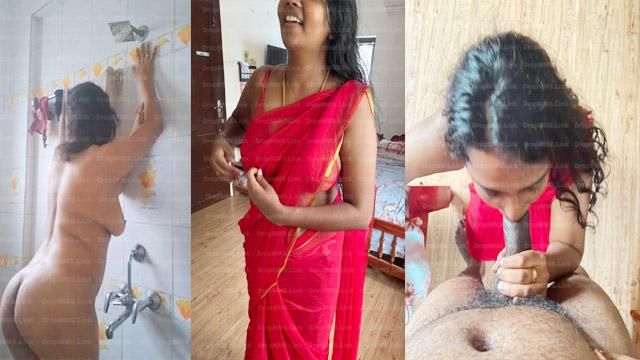 Tamil Wife Red Saree Pussy Licking Hard Fucking