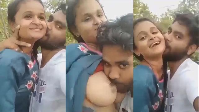 Horny Boyfriend Outdoor Boobs Sex HD