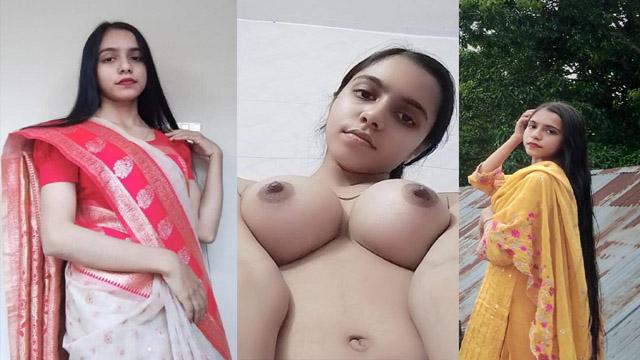 Bangla Hijabi Girl Perky Boobs Nude MMS Scandal
