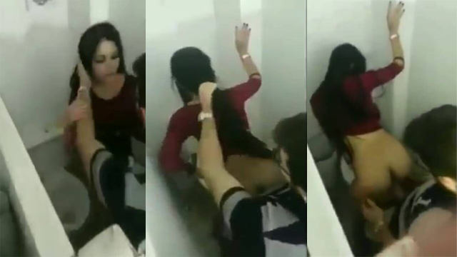 Sexy College Girl Sex By College Toilet Viral Video