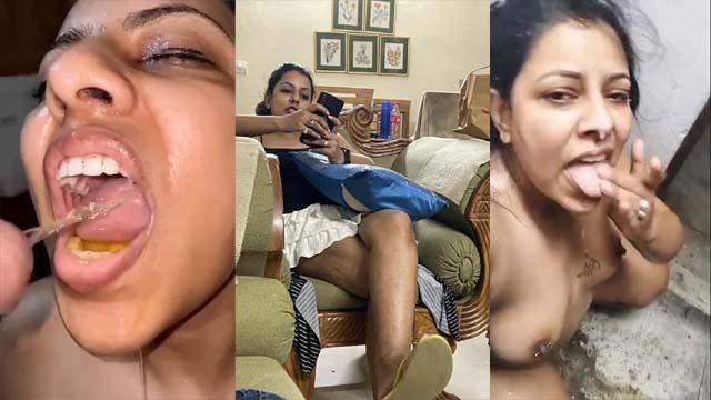 Nasty Nude Milf Piss Drinking Cum Facial Taste